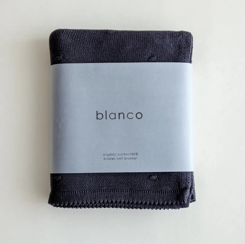 blanco ベビー ニットブランケット organic cotton blanket オーガニックコットン 無地 ブランコ